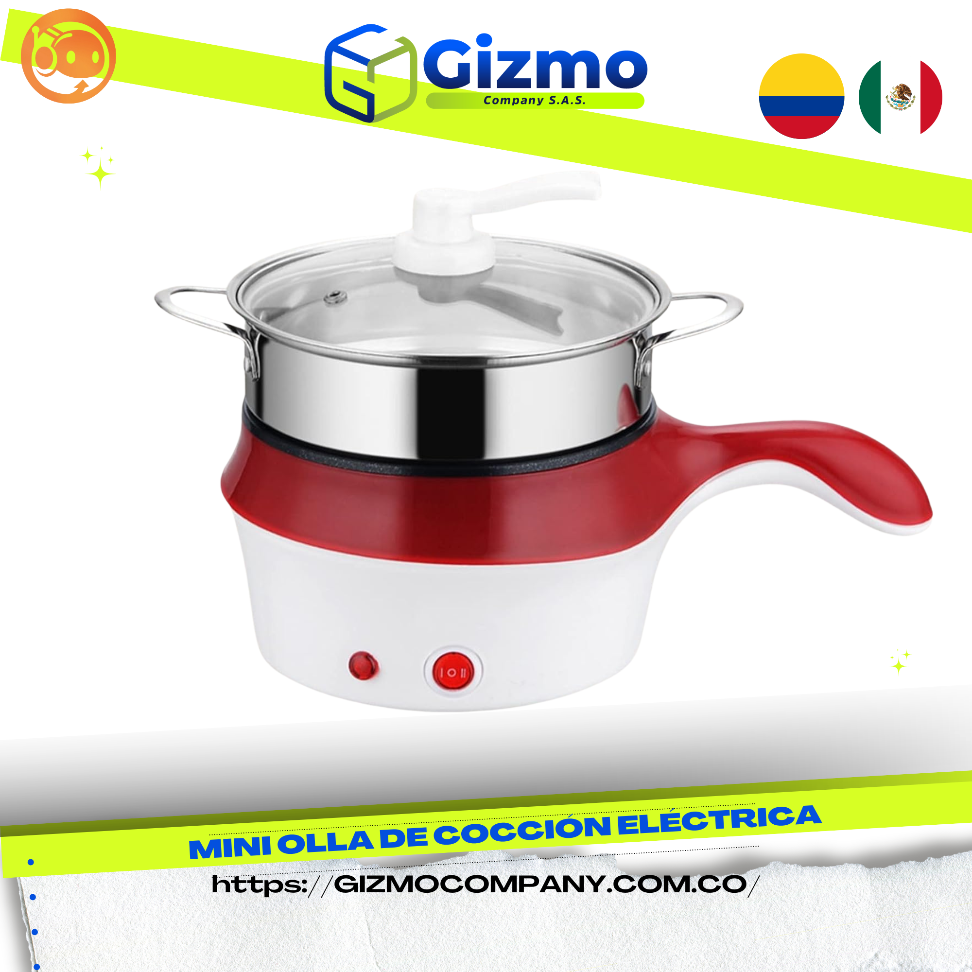 Mini Olla De Cocción Eléctrica